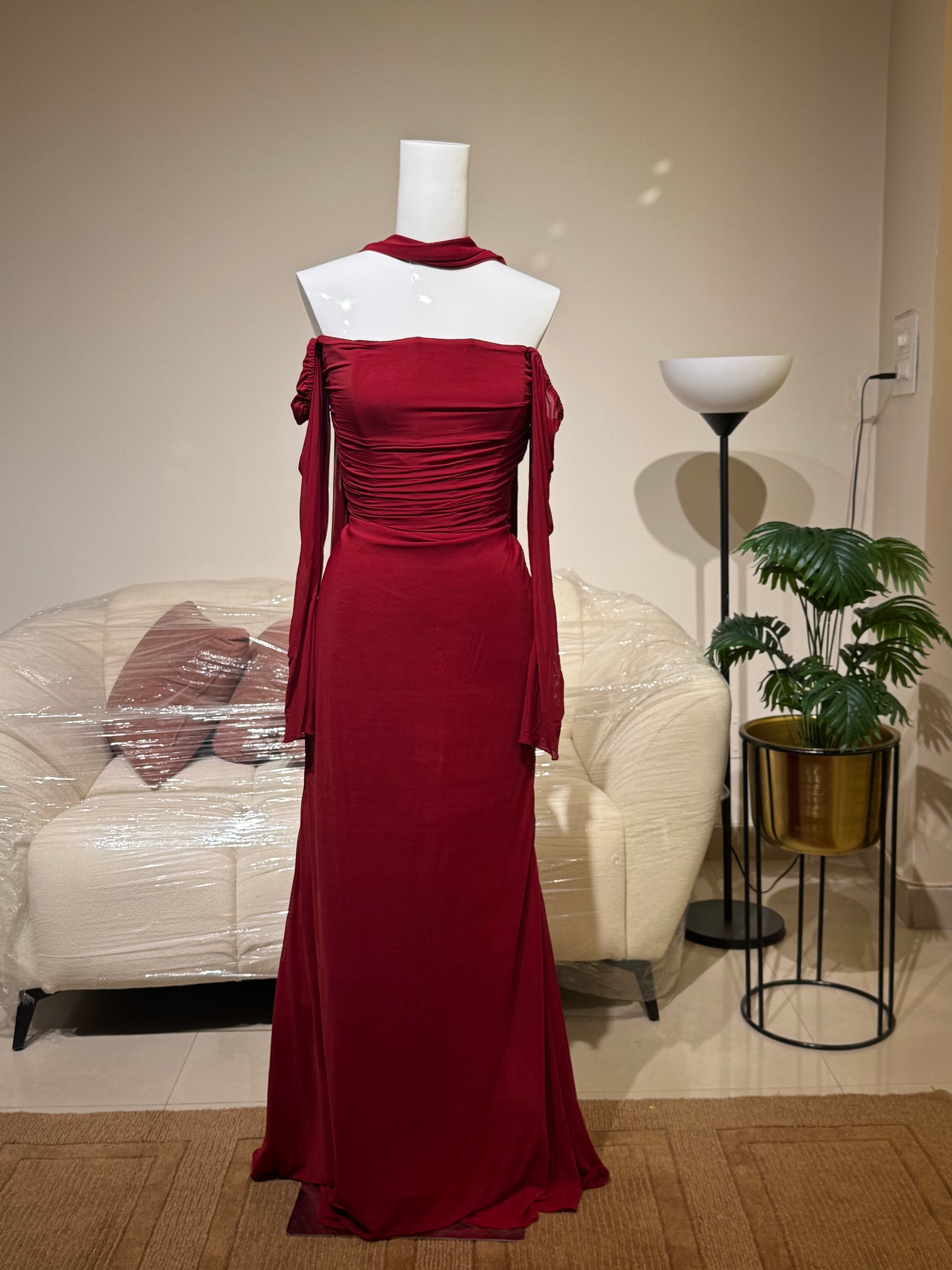 Rose Flame corset gown