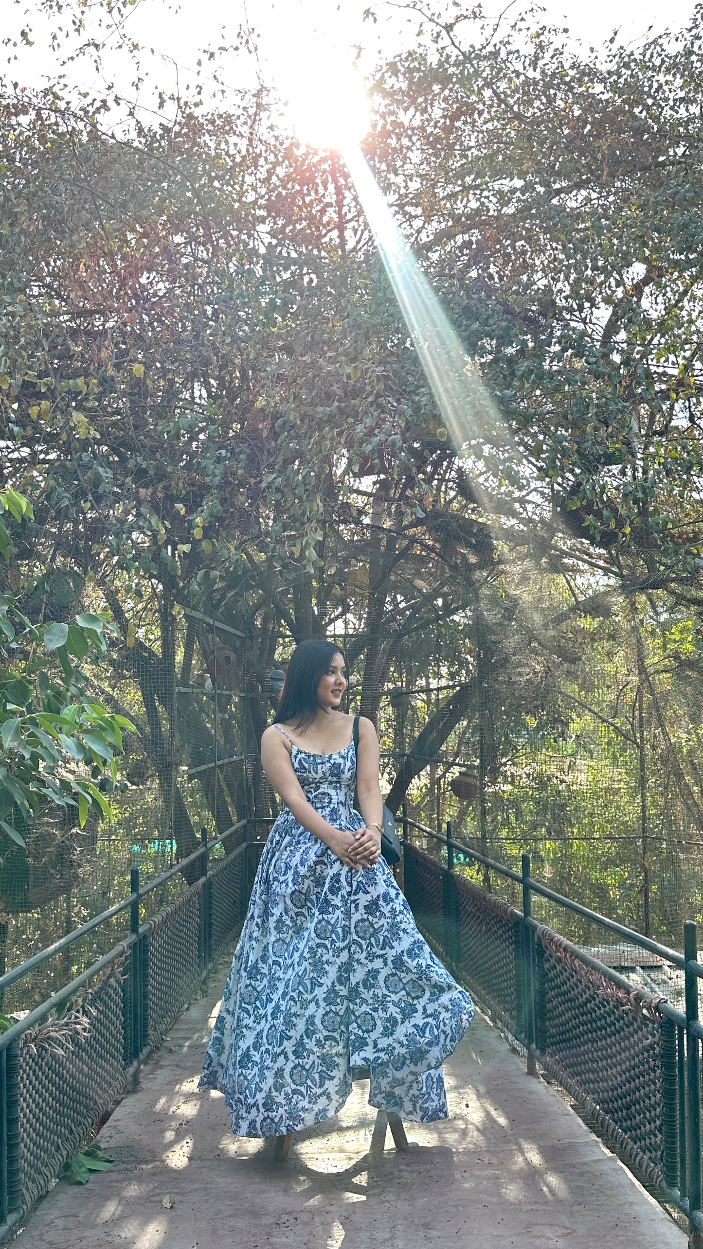 Sky Garden corset dress