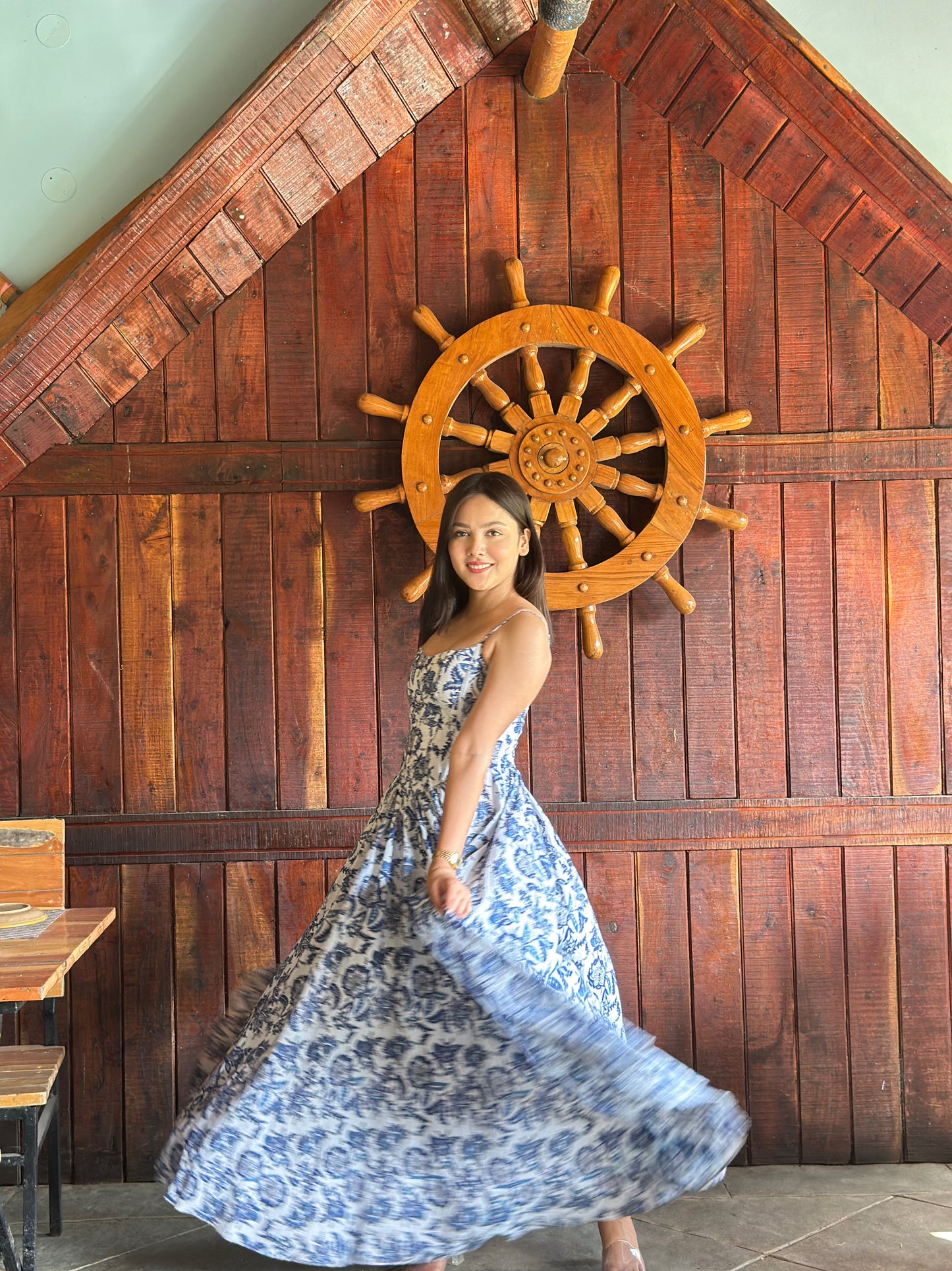 Sky Garden corset dress
