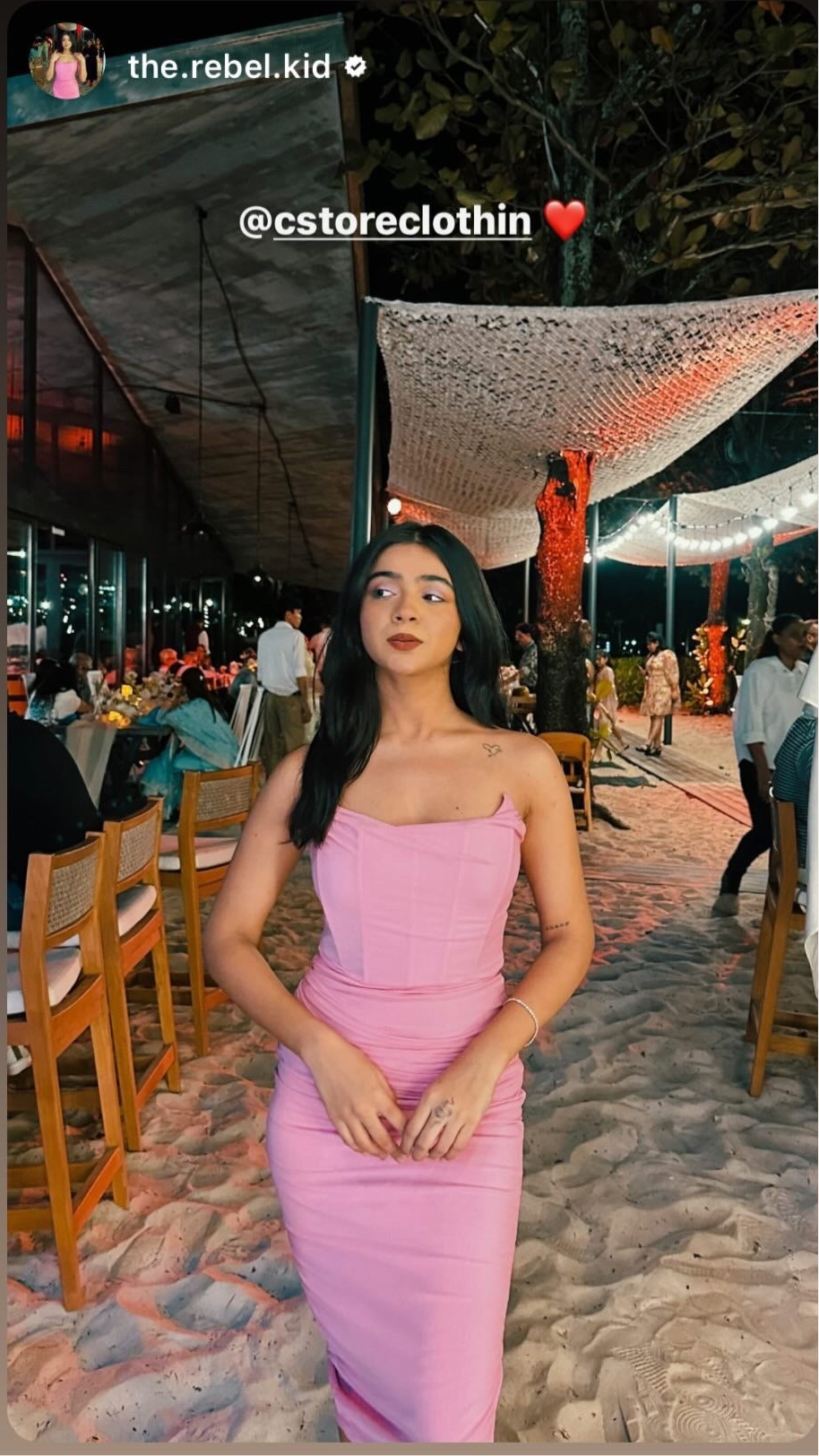 corset midi pink dress