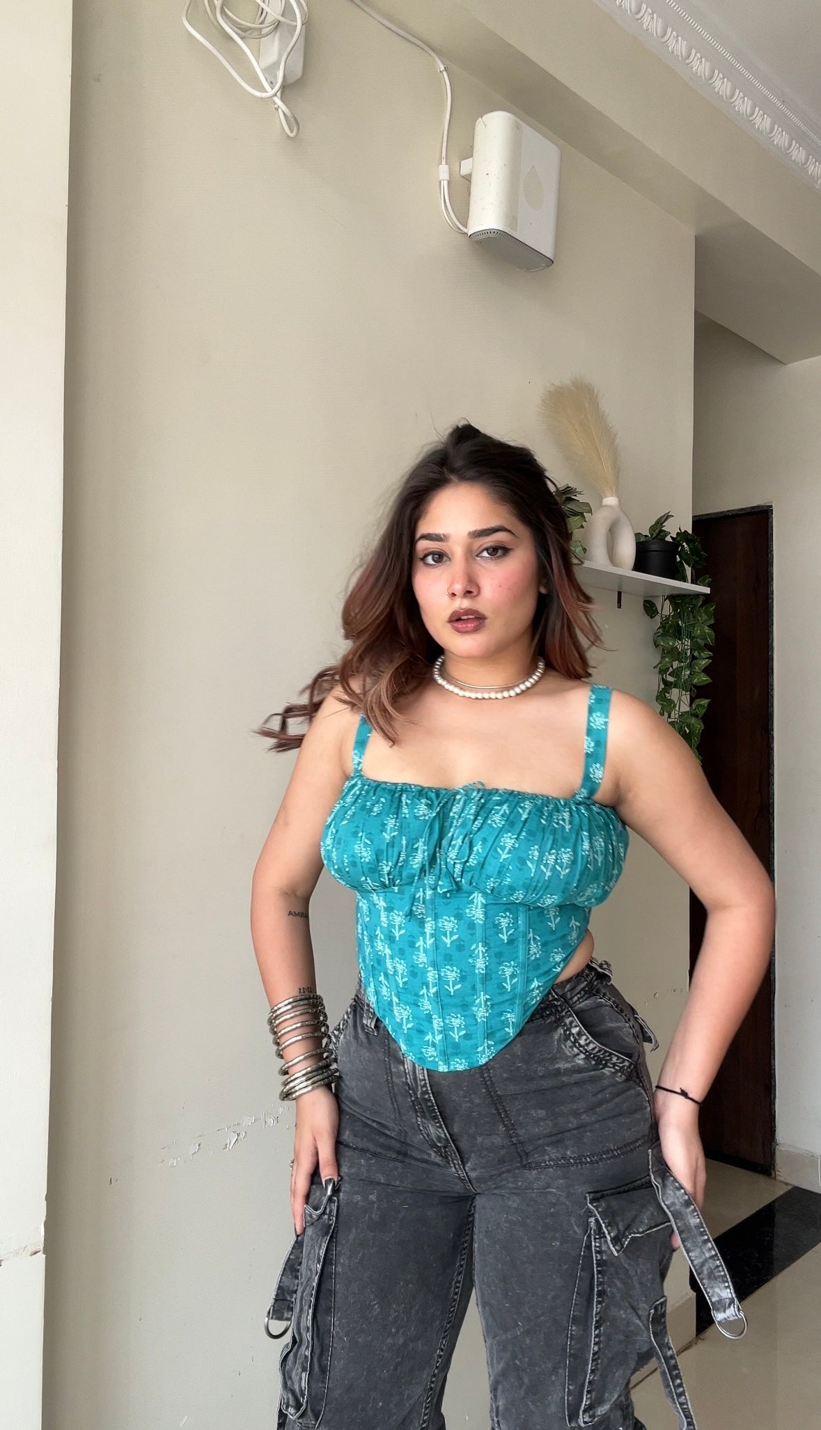 Sage Siren corset