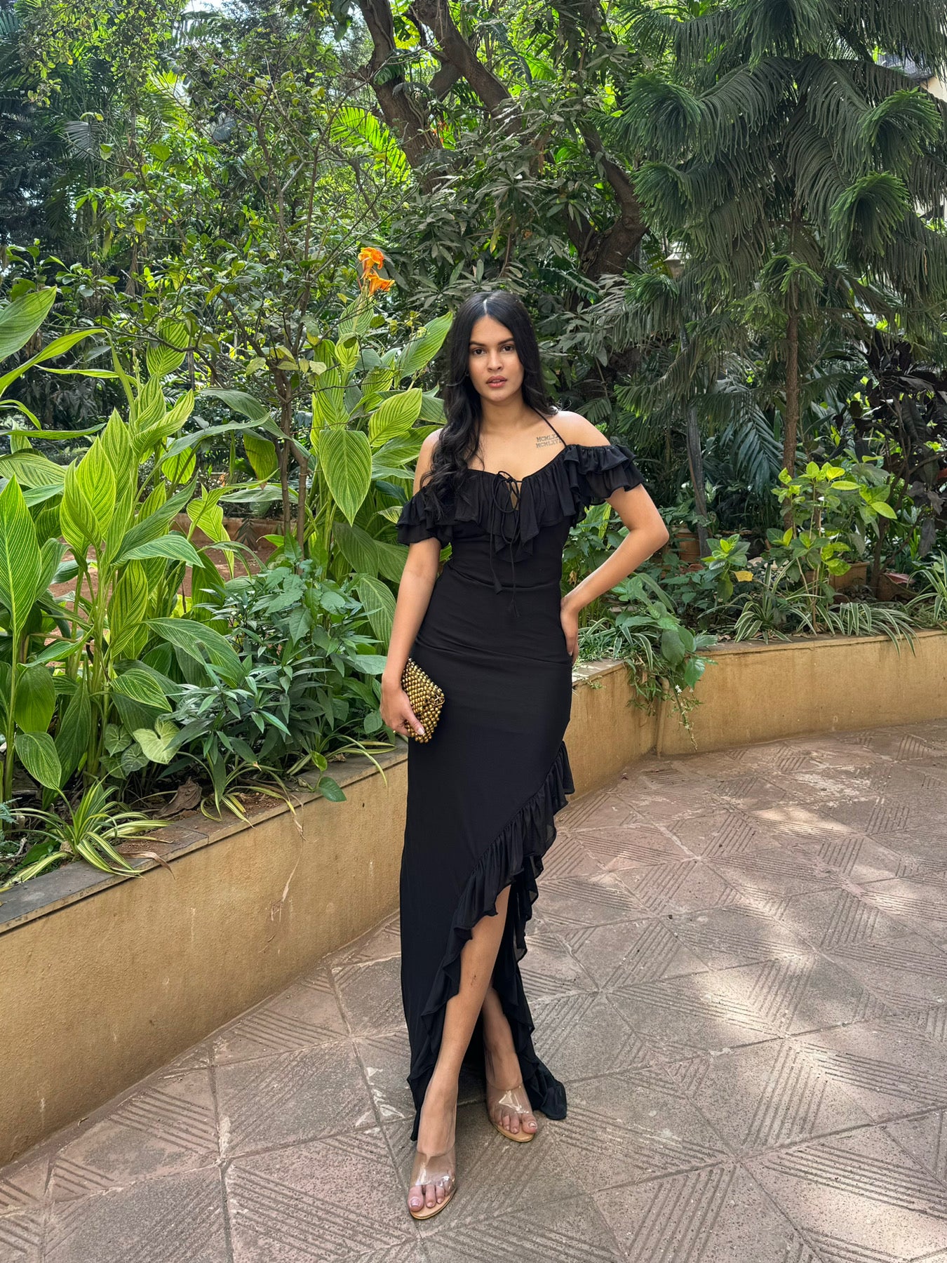 Black ruffle dress – Cstoreclothin