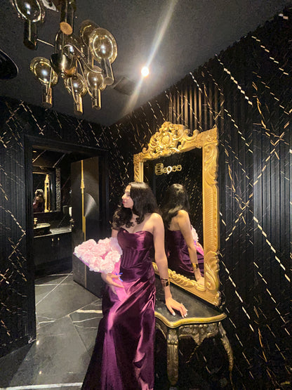 Plum Corset Dress