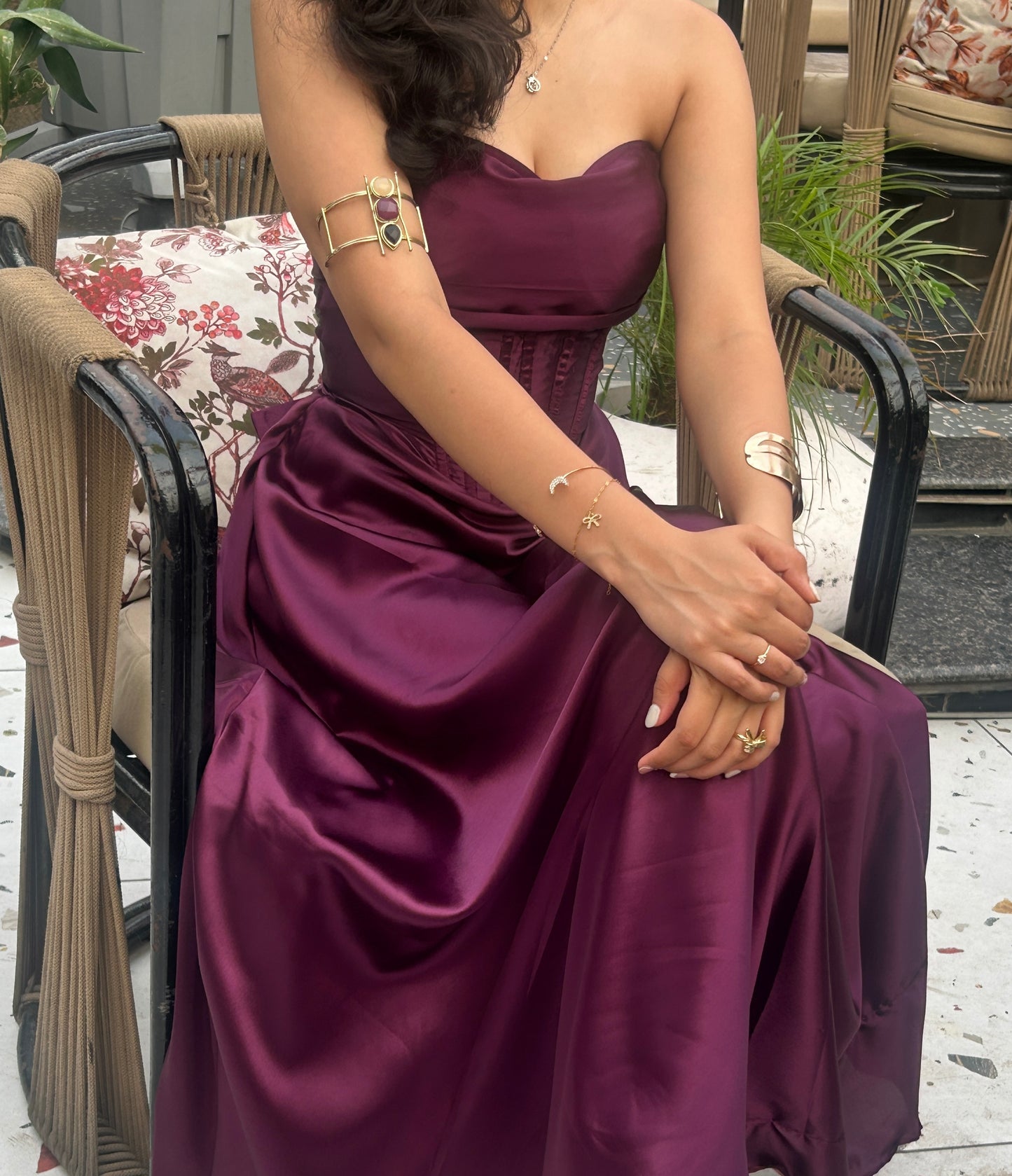 Plum Corset Dress