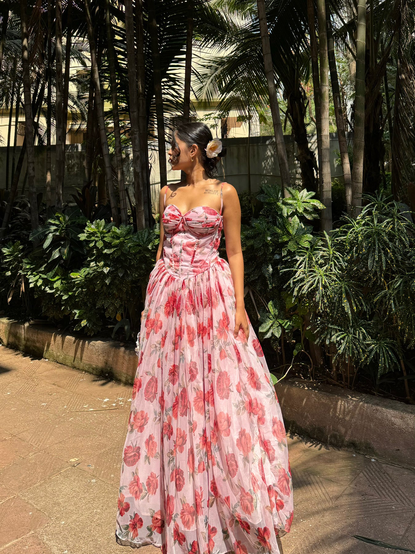 Floral gown