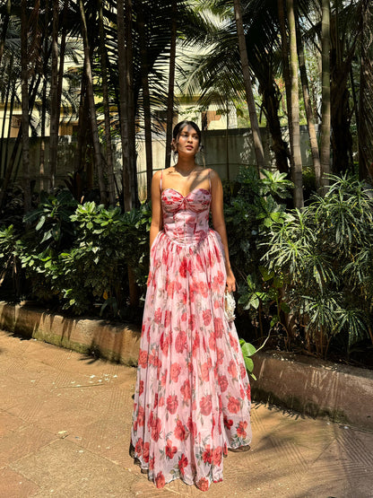 Floral gown