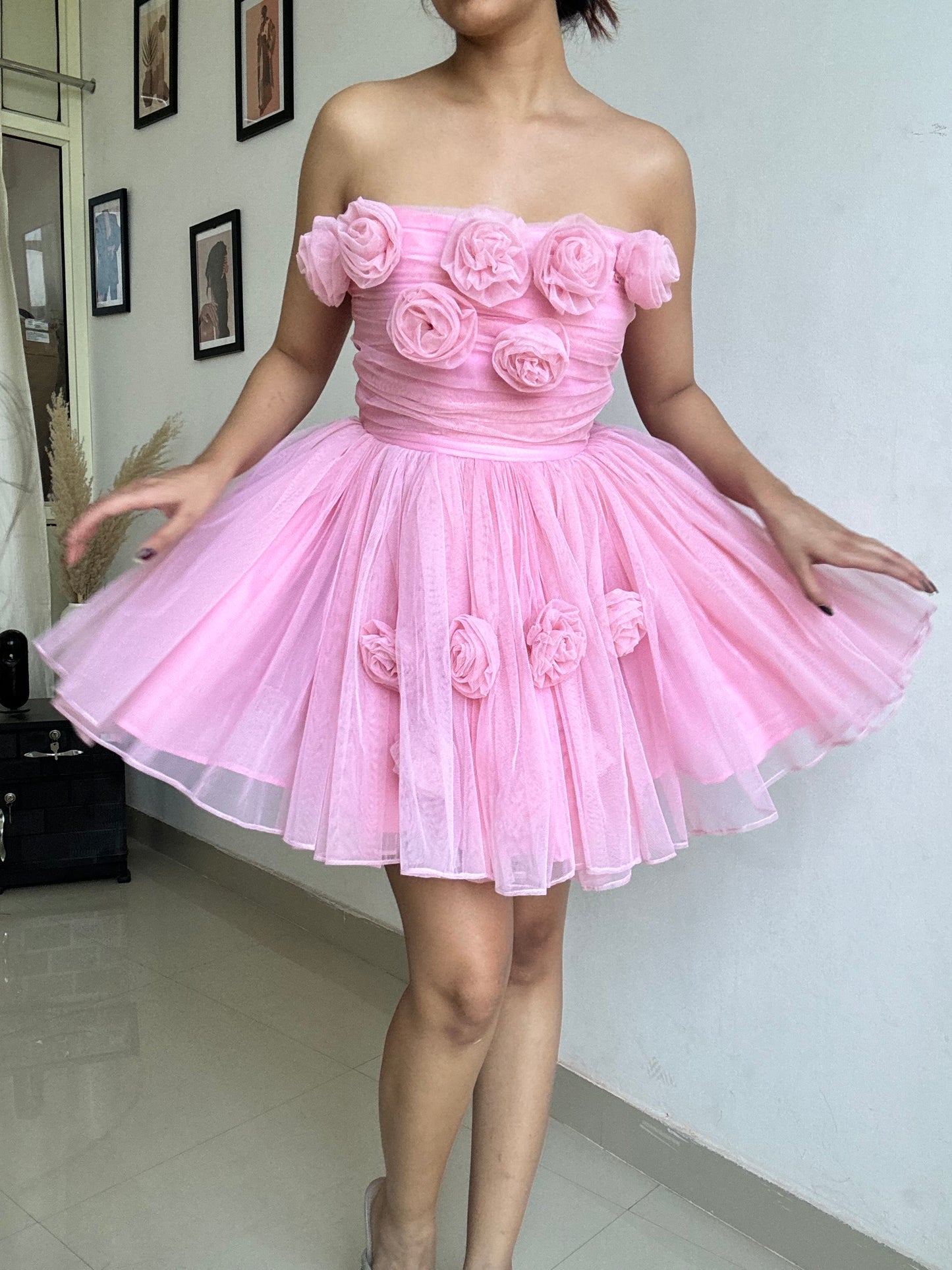 Rose Barbie dress