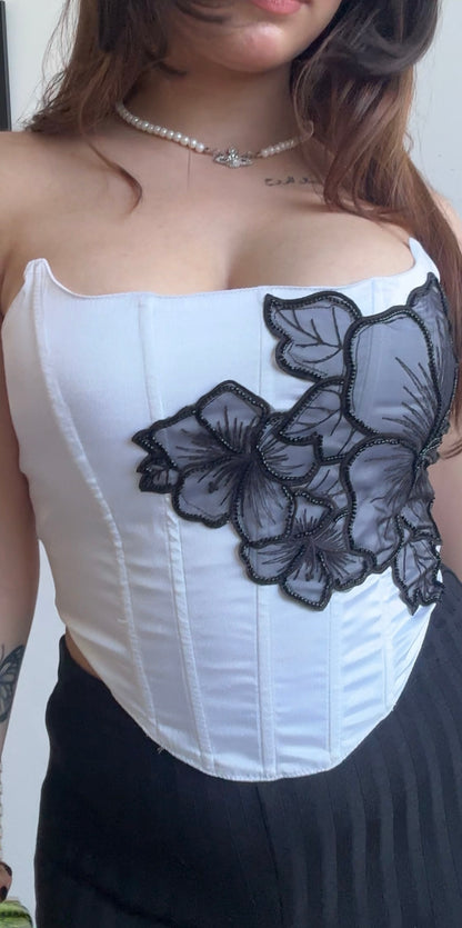 Ivory corset top