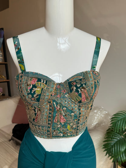 Royal Lagoon corset