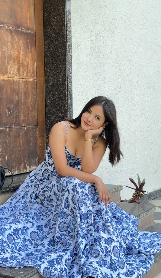 Sky Garden corset dress
