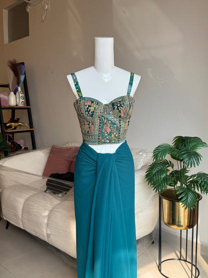 Royal Lagoon corset