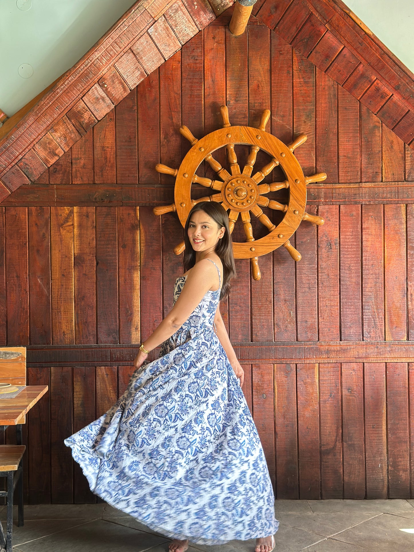 Sky Garden corset dress