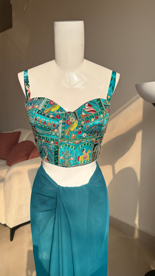 Royal Lagoon corset