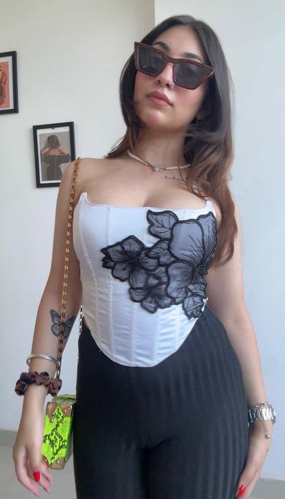 Ivory corset top