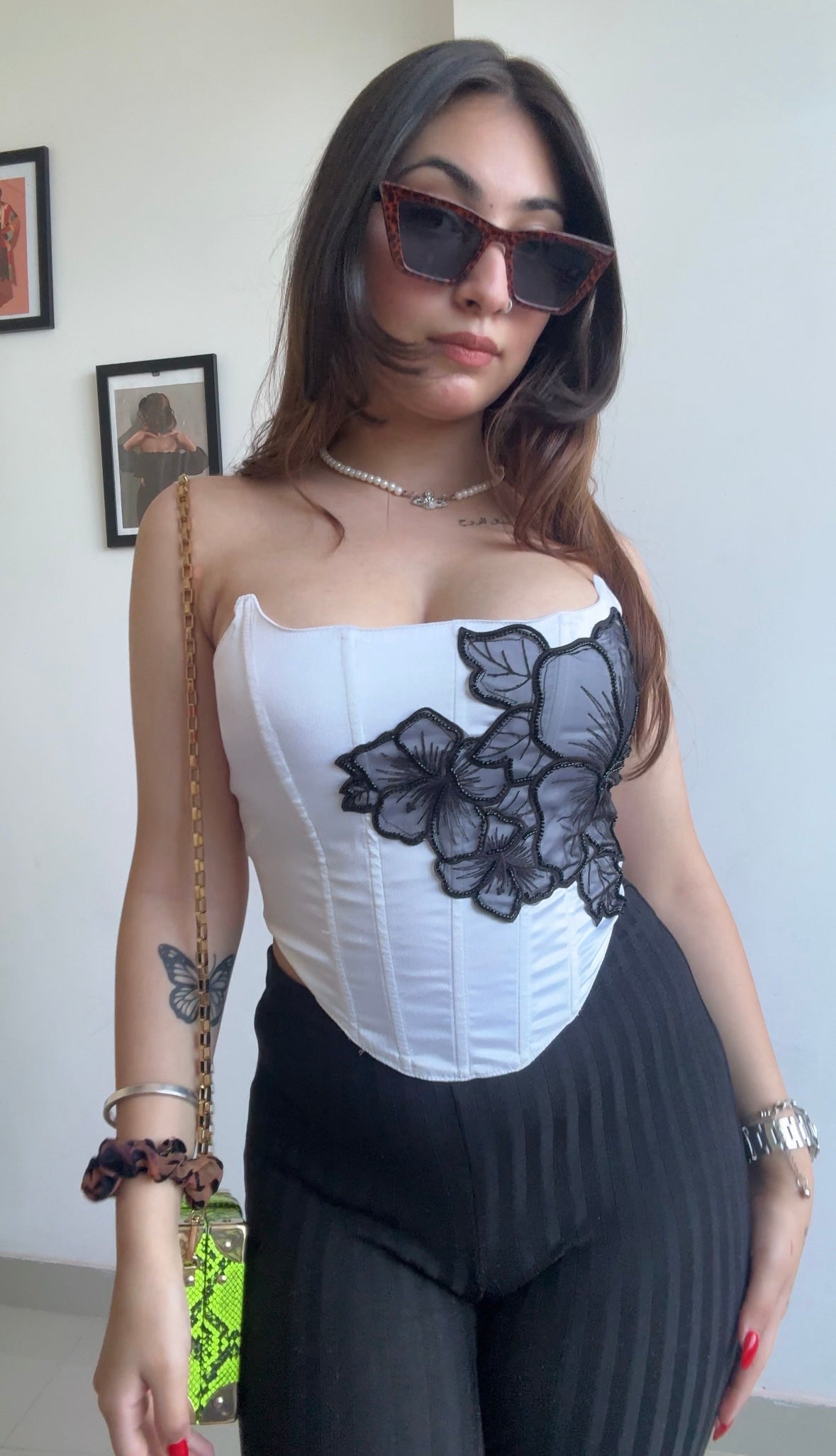 Ivory corset top