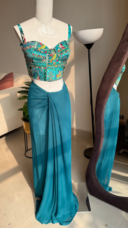 Royal Lagoon corset