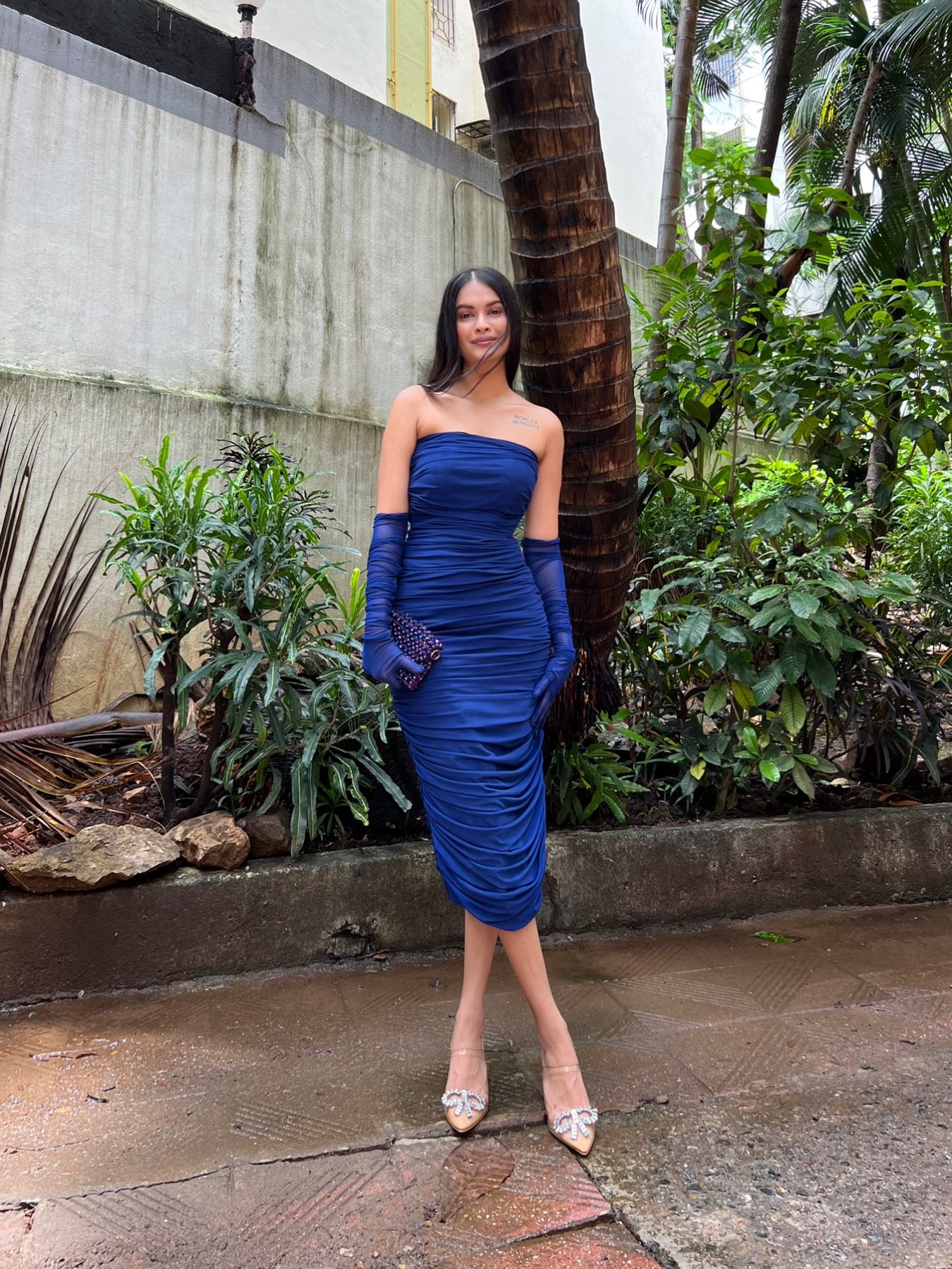Blue Gloves dress - Xs Blue Gloves dress - Xs