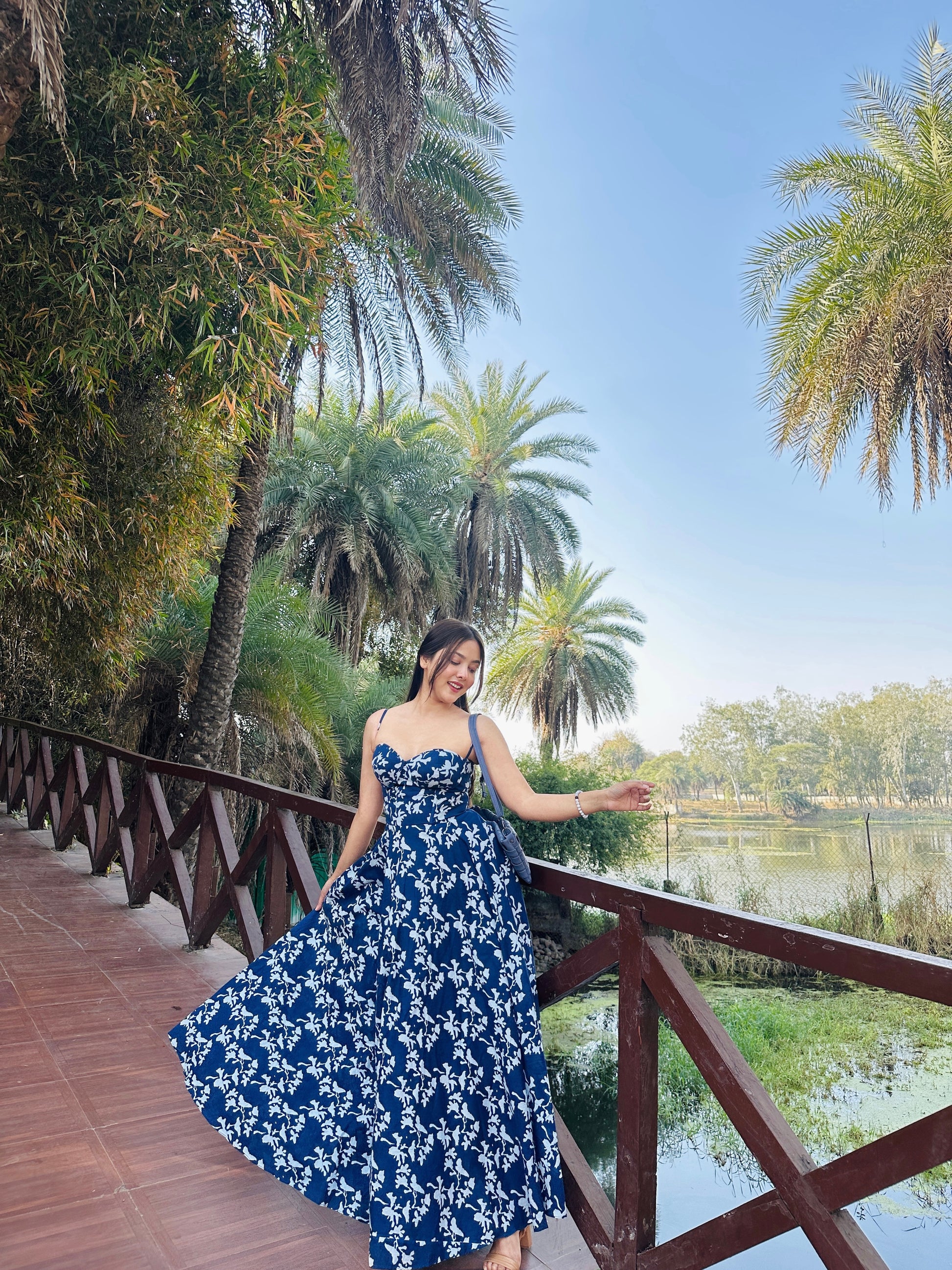 indigo corset dress Indigo Corset Dress