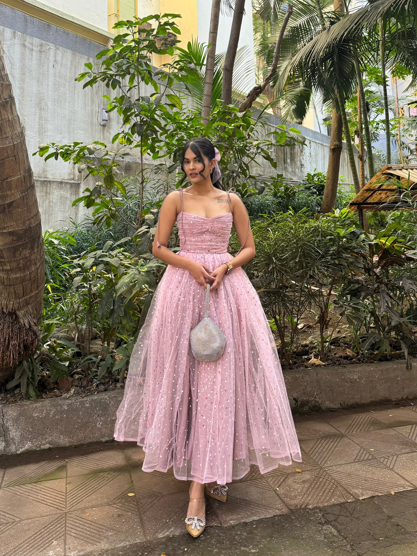 Brilliant Rose Pink princess dress