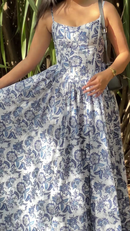 Sky Garden corset dress